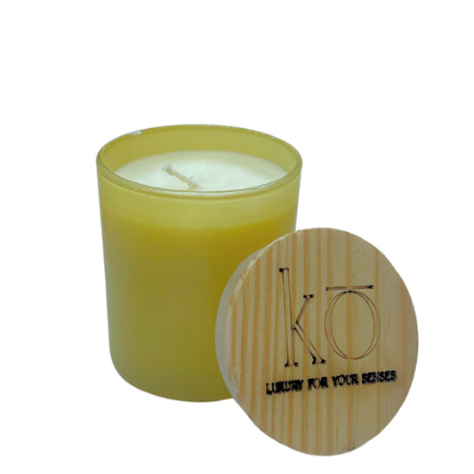 Golden Glow Calm Candle – Tranquility in a Jar