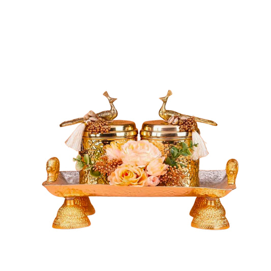 The Royal Peacock Jar Set