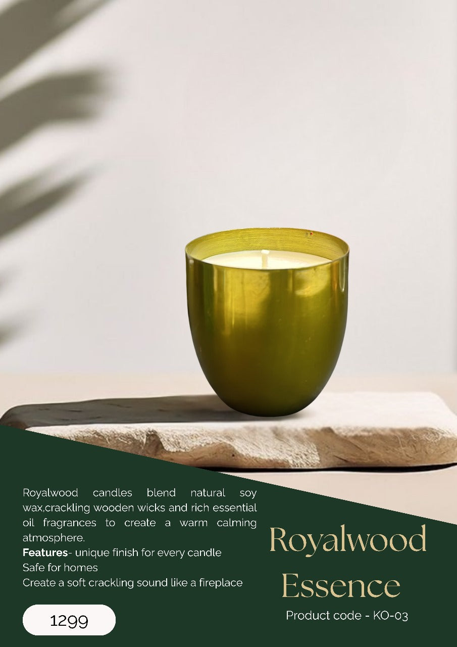 Royalwood Essence – Luxury Soy Candle