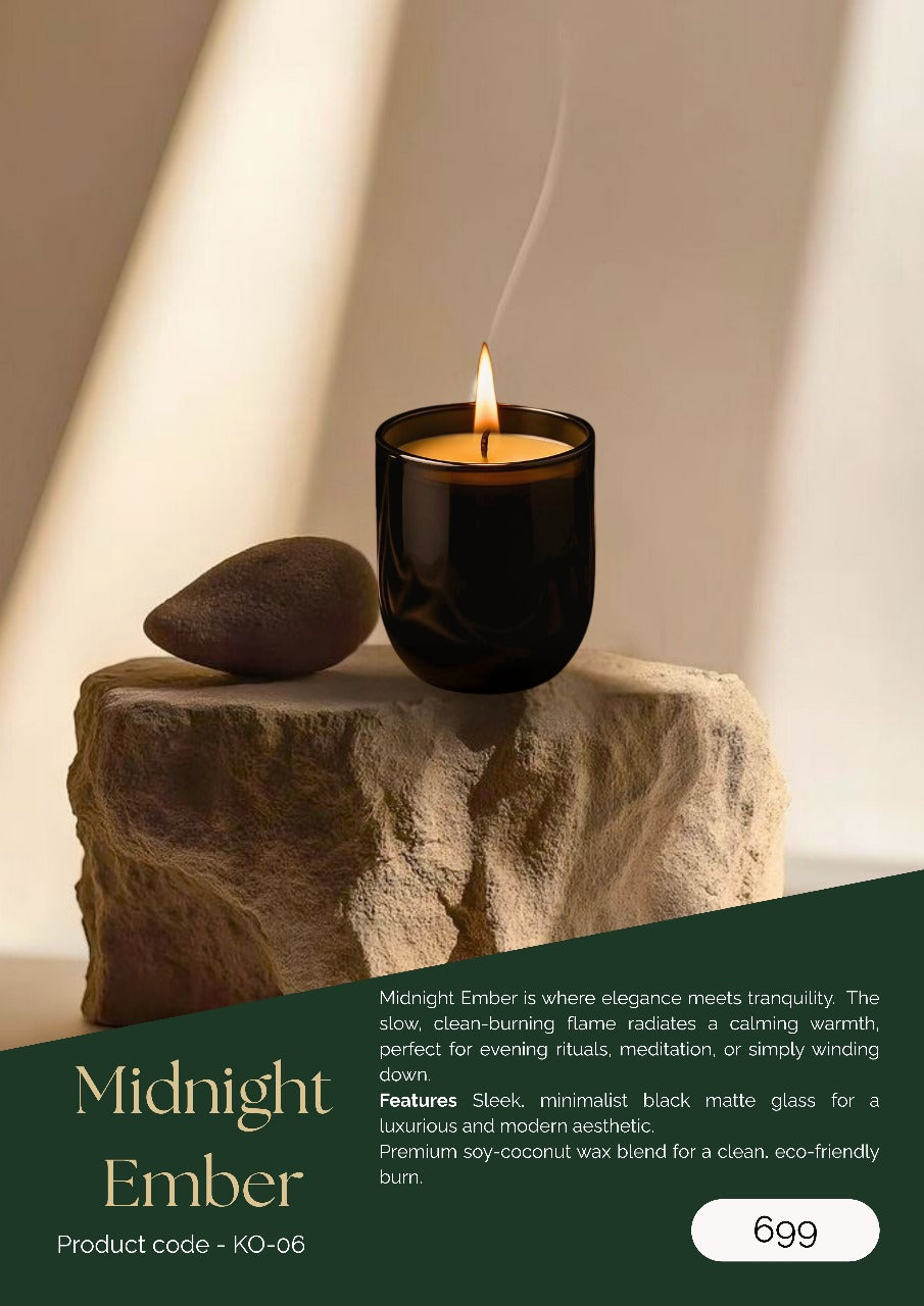 Midnight Ember – Tranquility in a Flame